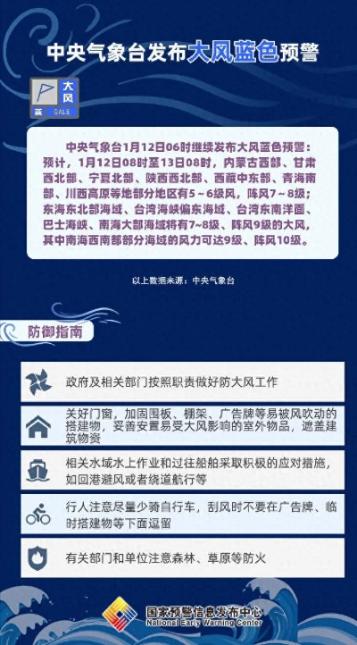 中央气象台发布大风预报，多地迎强风天气，公众需加强防范