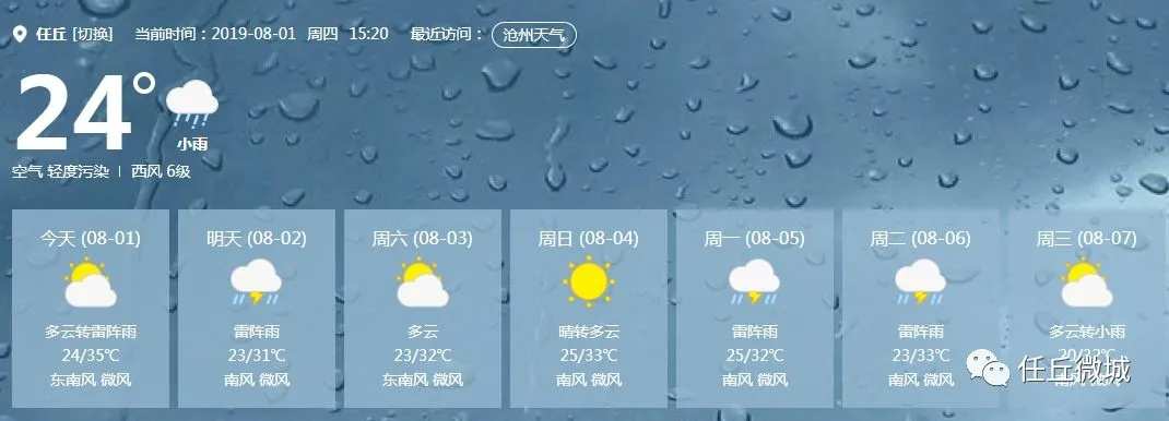 任丘天气预报,大风降温、阴雨过后迎晴好,注意防寒保暖! 任丘天气预报,大风降温、阴雨过后迎晴好,注意防寒保暖!